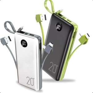 Power Bank 20.000mah Carregador Rápido Com Display Portátil